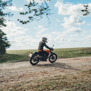 AJS Desert Scrambler 71' 125 125cc Blazing Orange