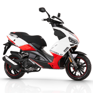 Lexmoto Diablo 125 125cc White Red