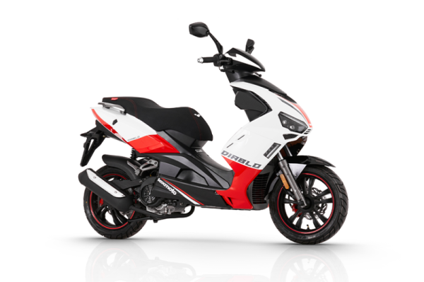 Lexmoto Diablo 125 125cc White Red