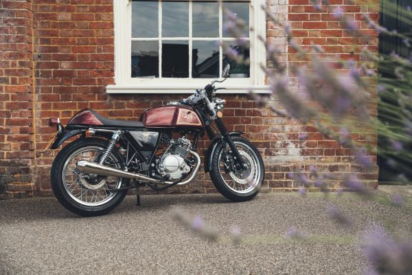 AJS Cadwell 125 125cc Metallic Dark Red