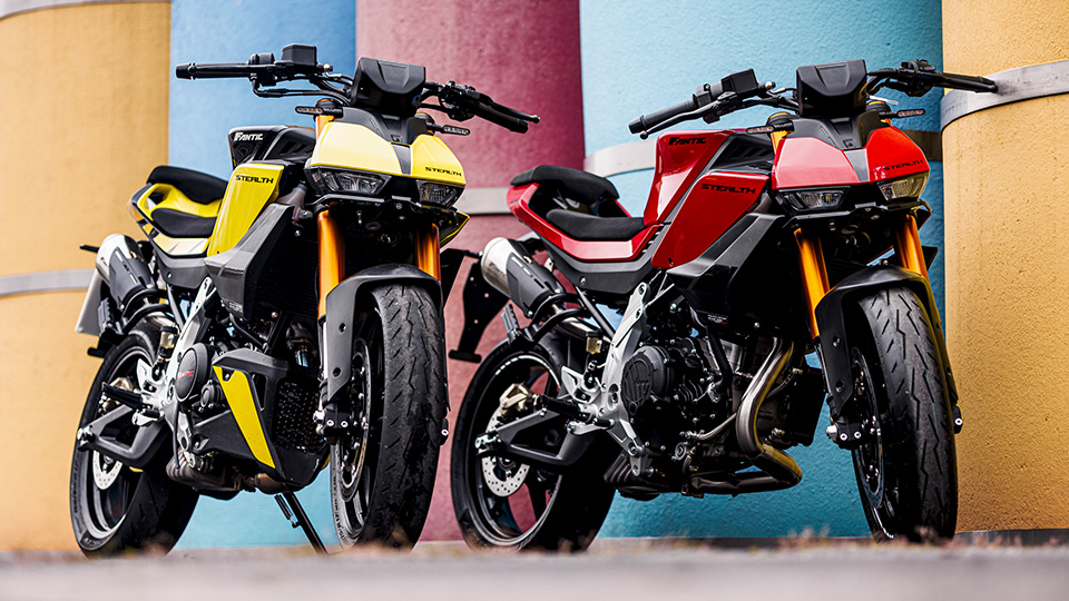 Fantic Stealth 125 125cc Red Black